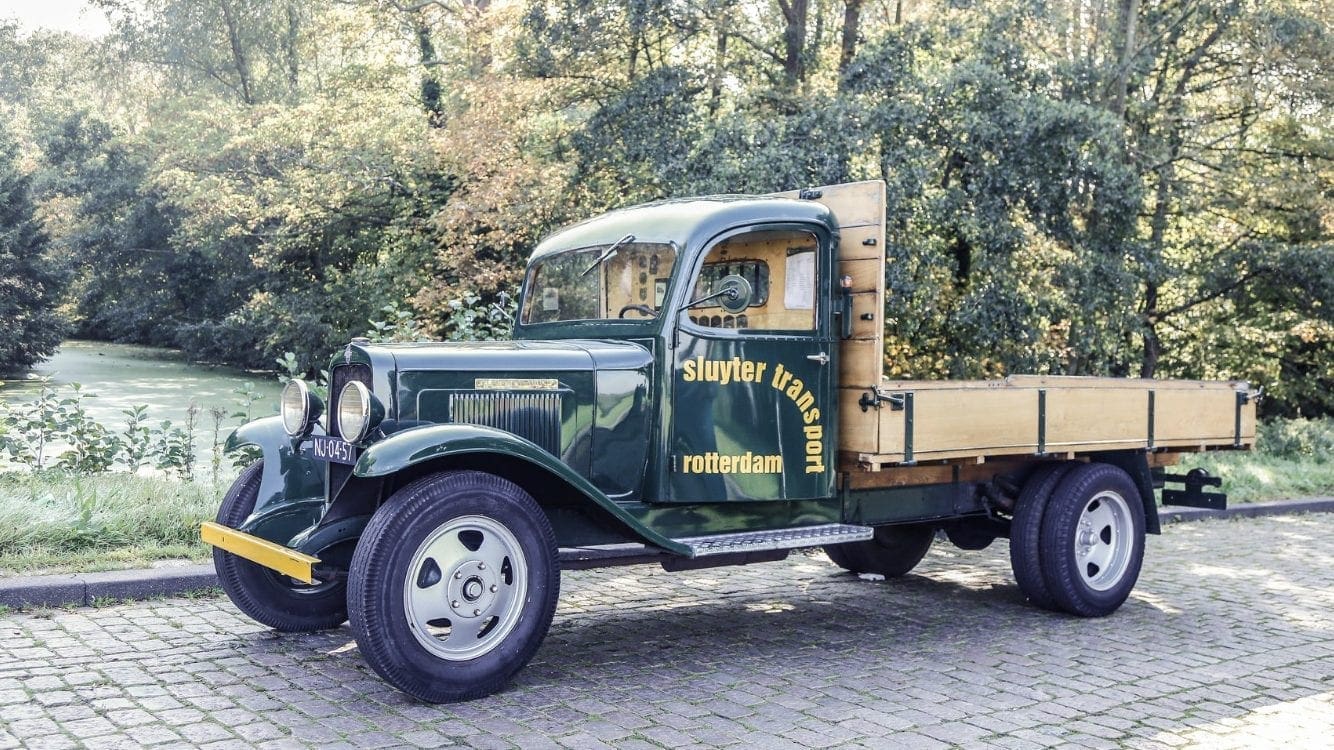 Oude truck | Sluyter Logistics